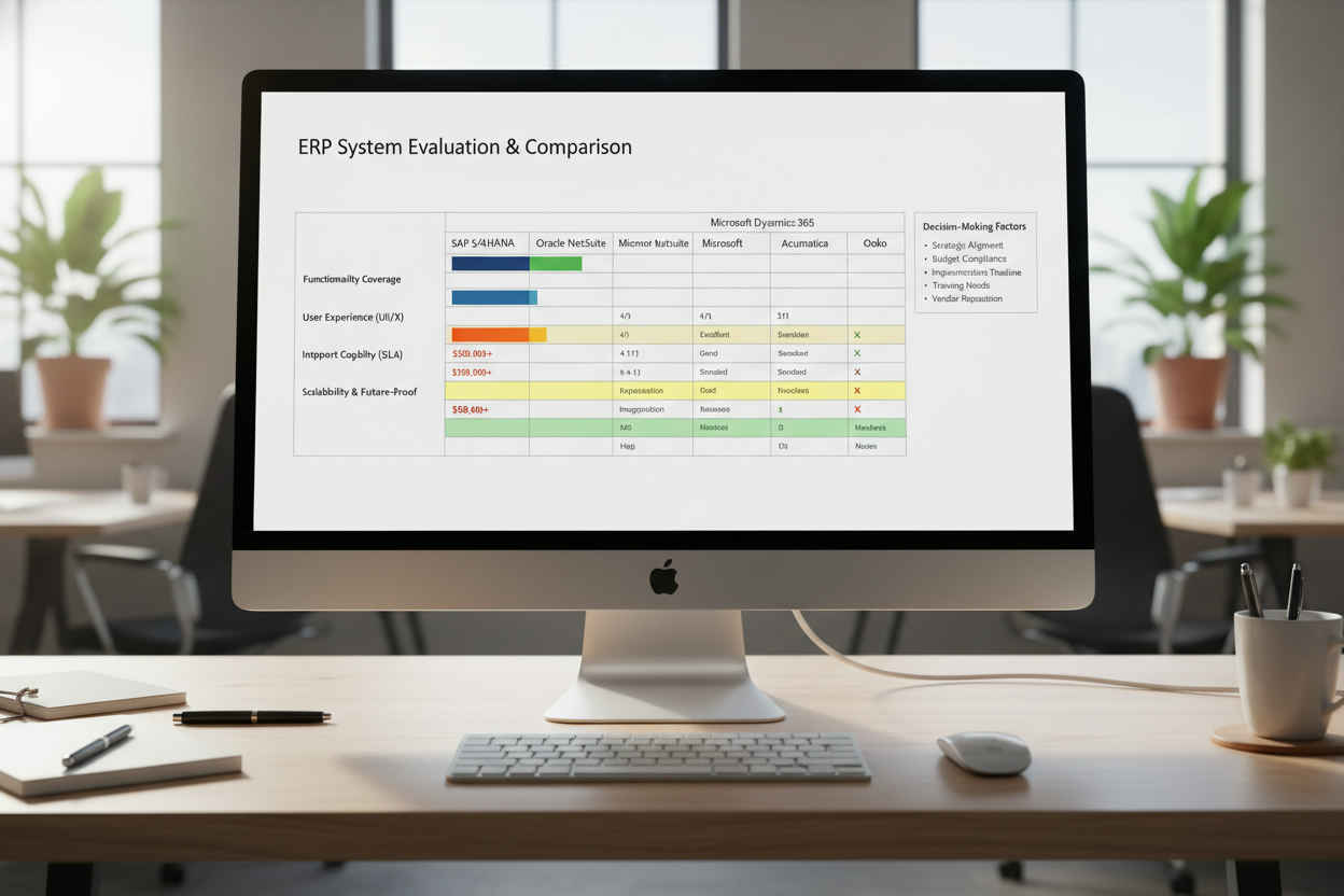 Matrice éditoriale ERP pour les futurs articles du blog
